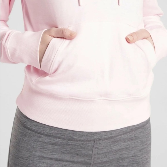 Athleta Sundown Hoodie Sweatshirt XS long sleeve front pocket weathered down​ - Picture 13 of 14